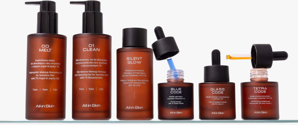 ALL IN SKIN debiutuje na polskim rynku. Minimalistyczna pielęgnacja w duchu skin longevity